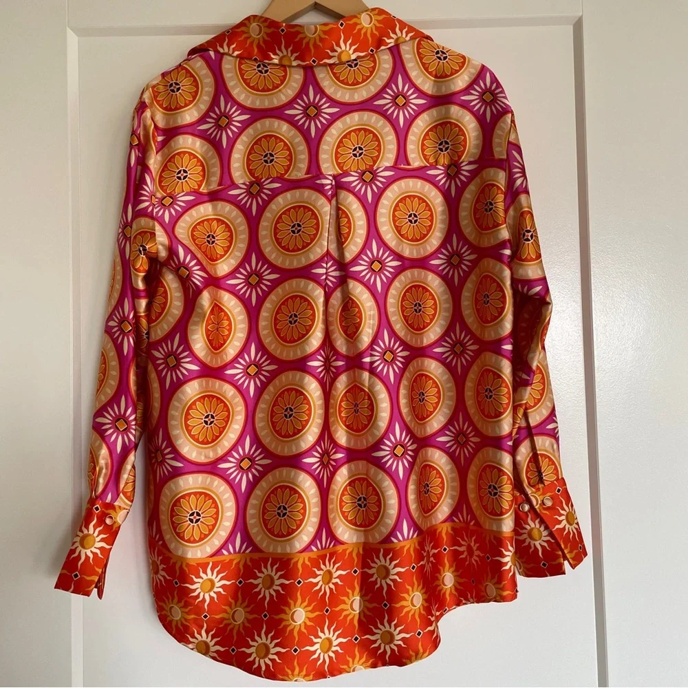 HARLOW 1960 2-piece satin pants set - Picture 5 of 11